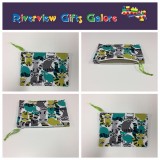 Zip Clutch / Purse / Bag / Pouch - Ricky Racoon Zip Clutch / Purse / Bag / Pouch - Ricky Racoon